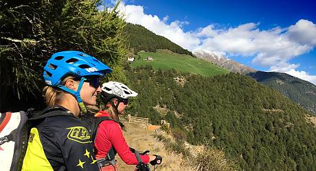 Mountainbike AllMountain Tour: Zugtrail Mix Vinschgau