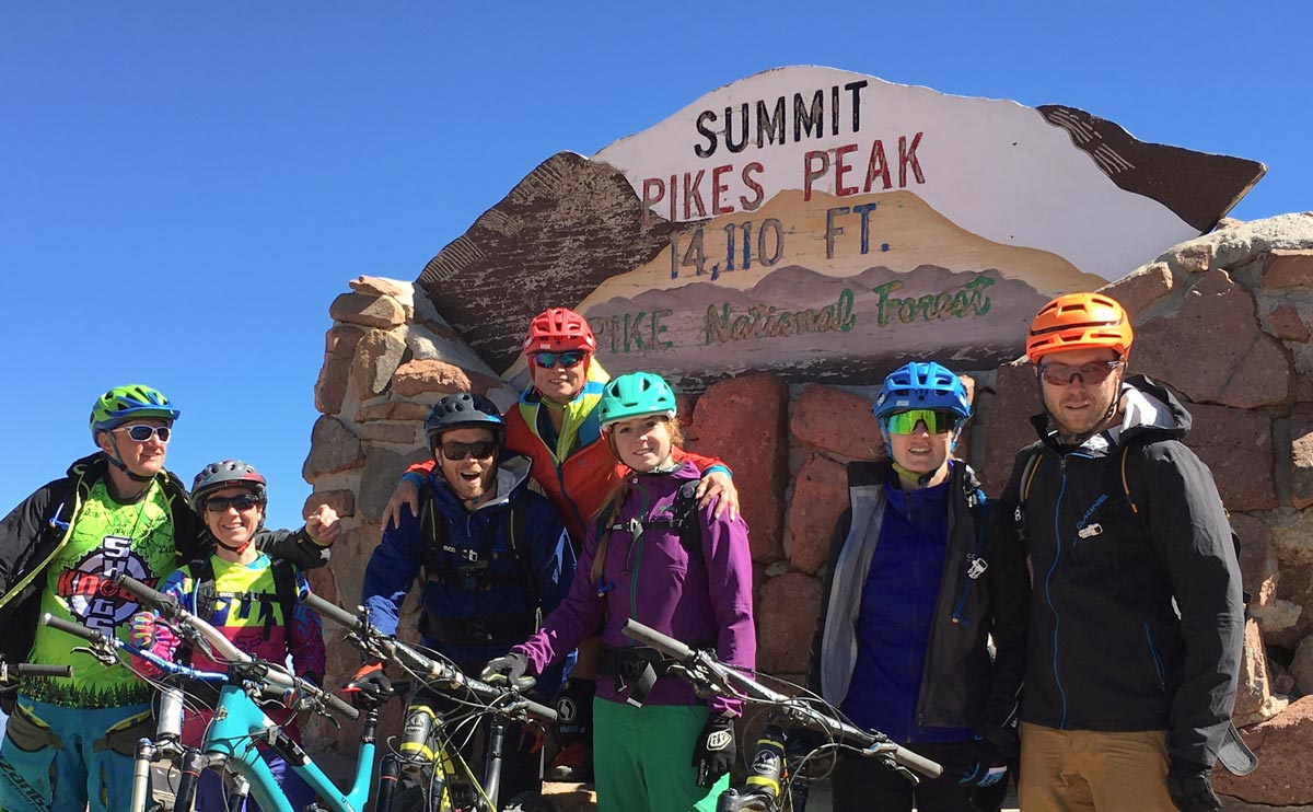 Mit dem Mountainbike am Pikes Peak