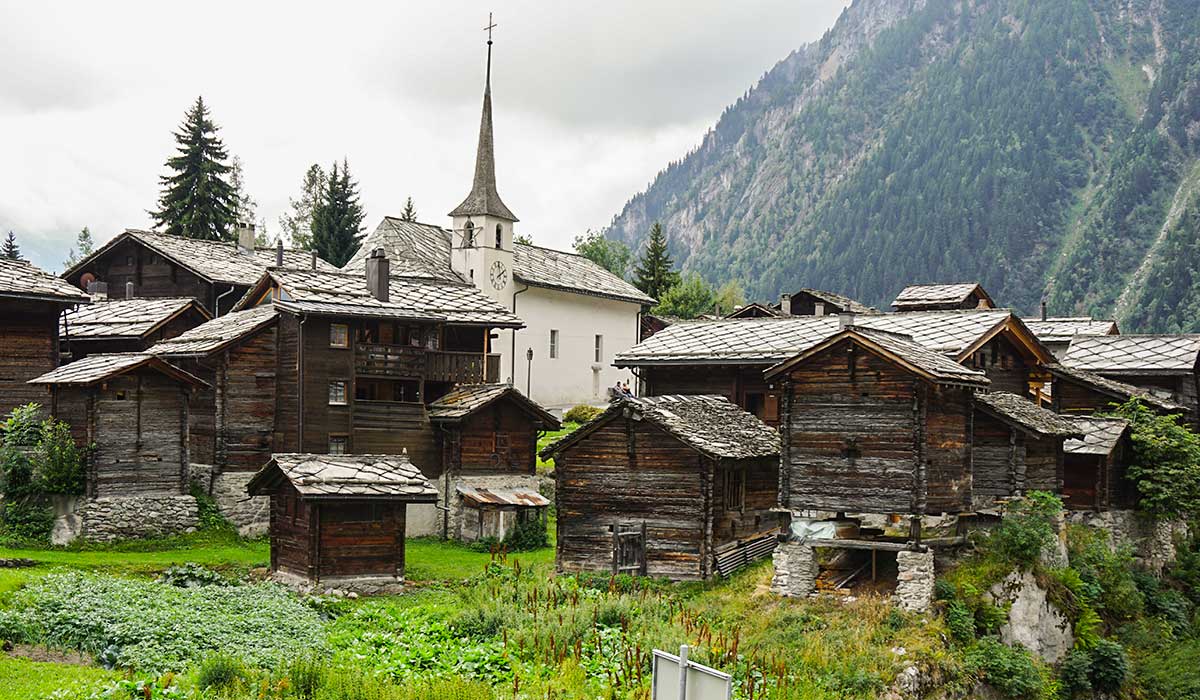 Blatten unterhalb von Belalp